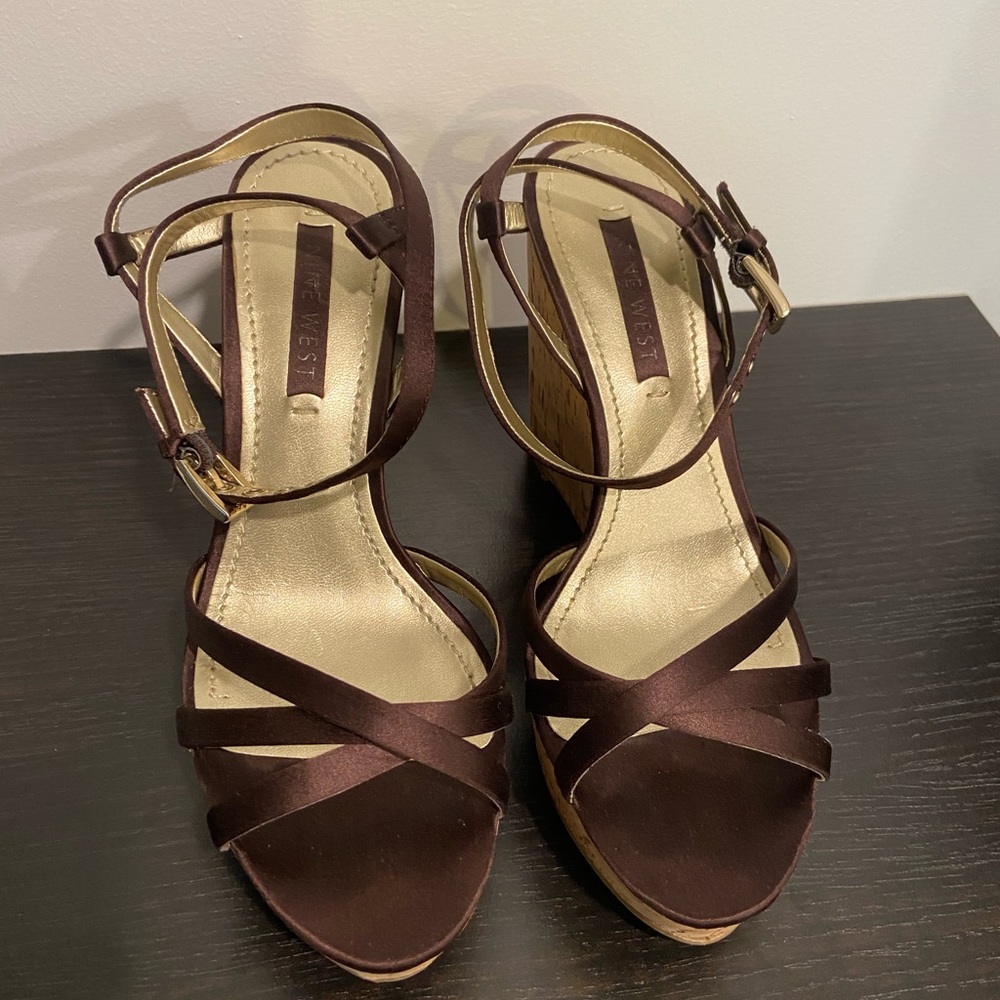 Nine West Natilya Cork Wedge Sandal
